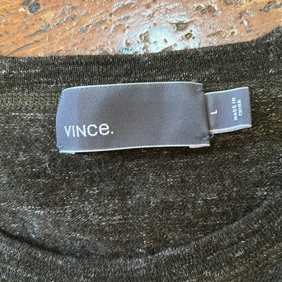 Vince Wool and linen blend crew neck sweater szL - Picture 8 of 11